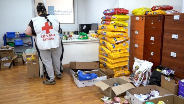 Municipio habilita puntos de acopio por incendios en centro-sur del país